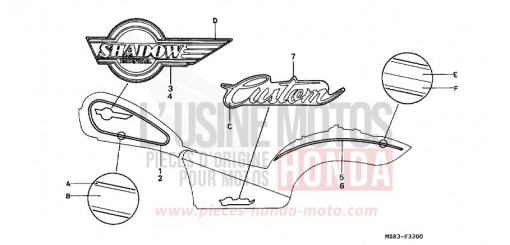 MARQUE (1) VT600CS de 1995